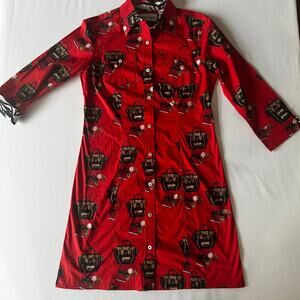 Dizzy Lizzy Cape Cod Handbag Dress SMALL